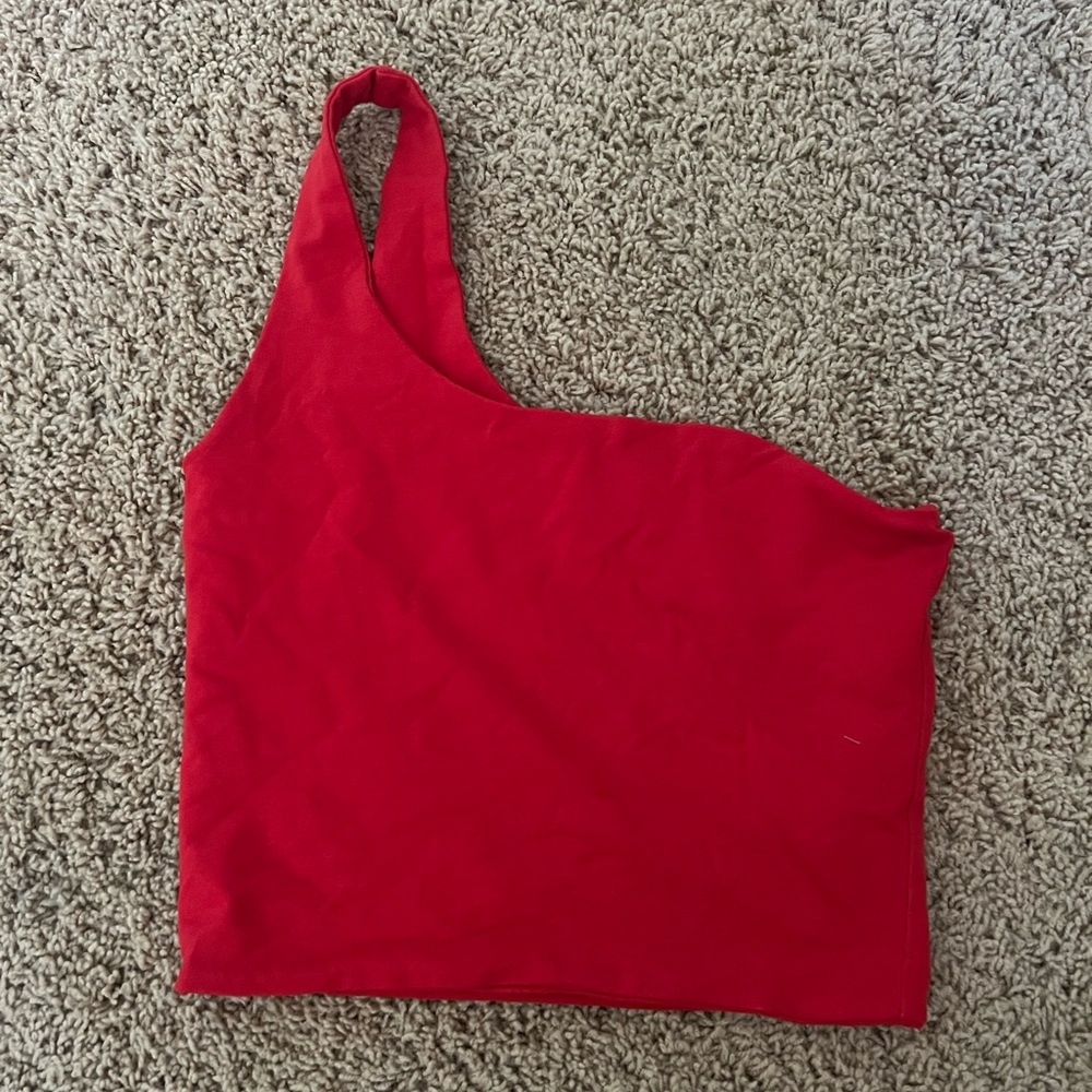 One shoulder tank top